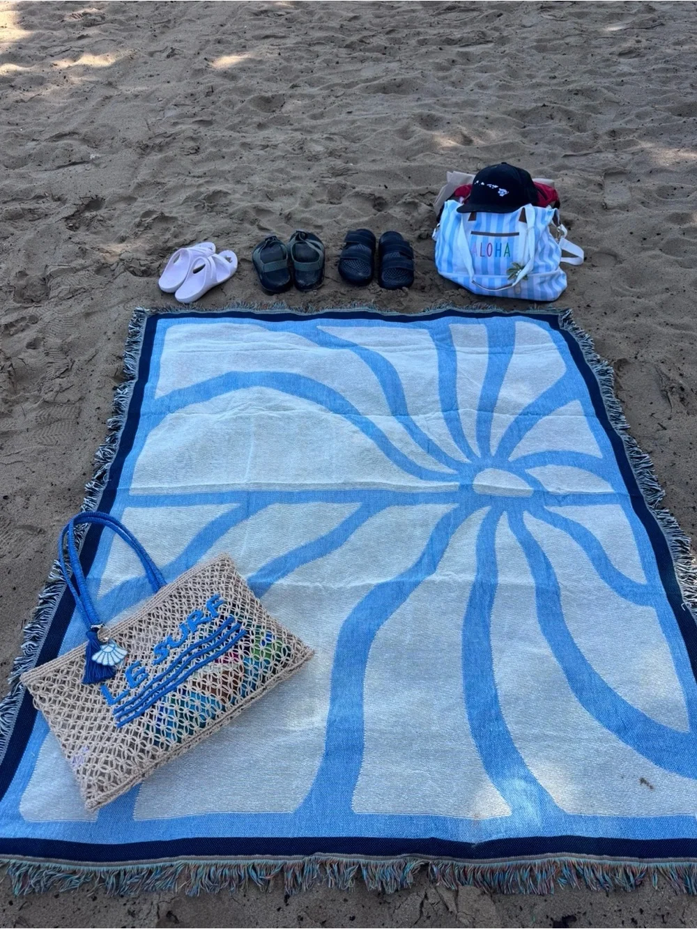SunDream HORIZON HERITAGE WOVEN THROW - OCEAN